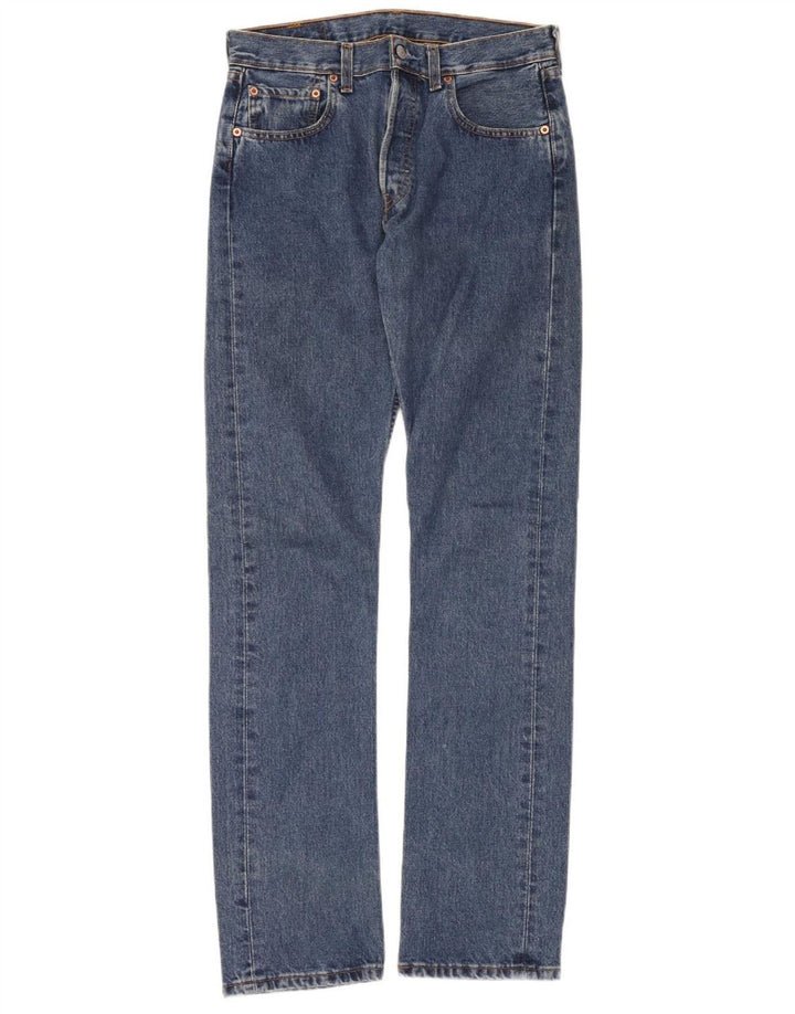 LEVI'S Mens 515 Straight Jeans W31 L34 Blue Cotton