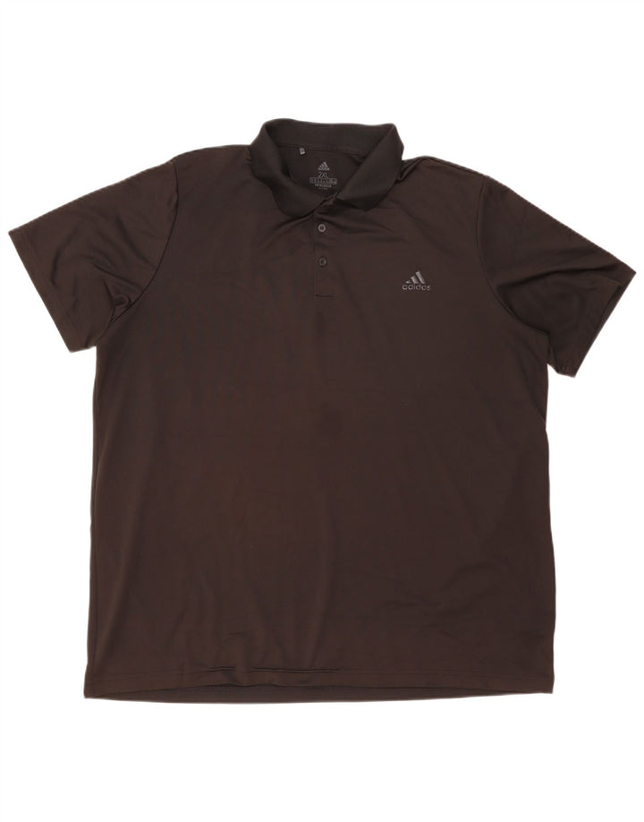 ADIDAS Poloskjorte til mænd 2XL sort polyester