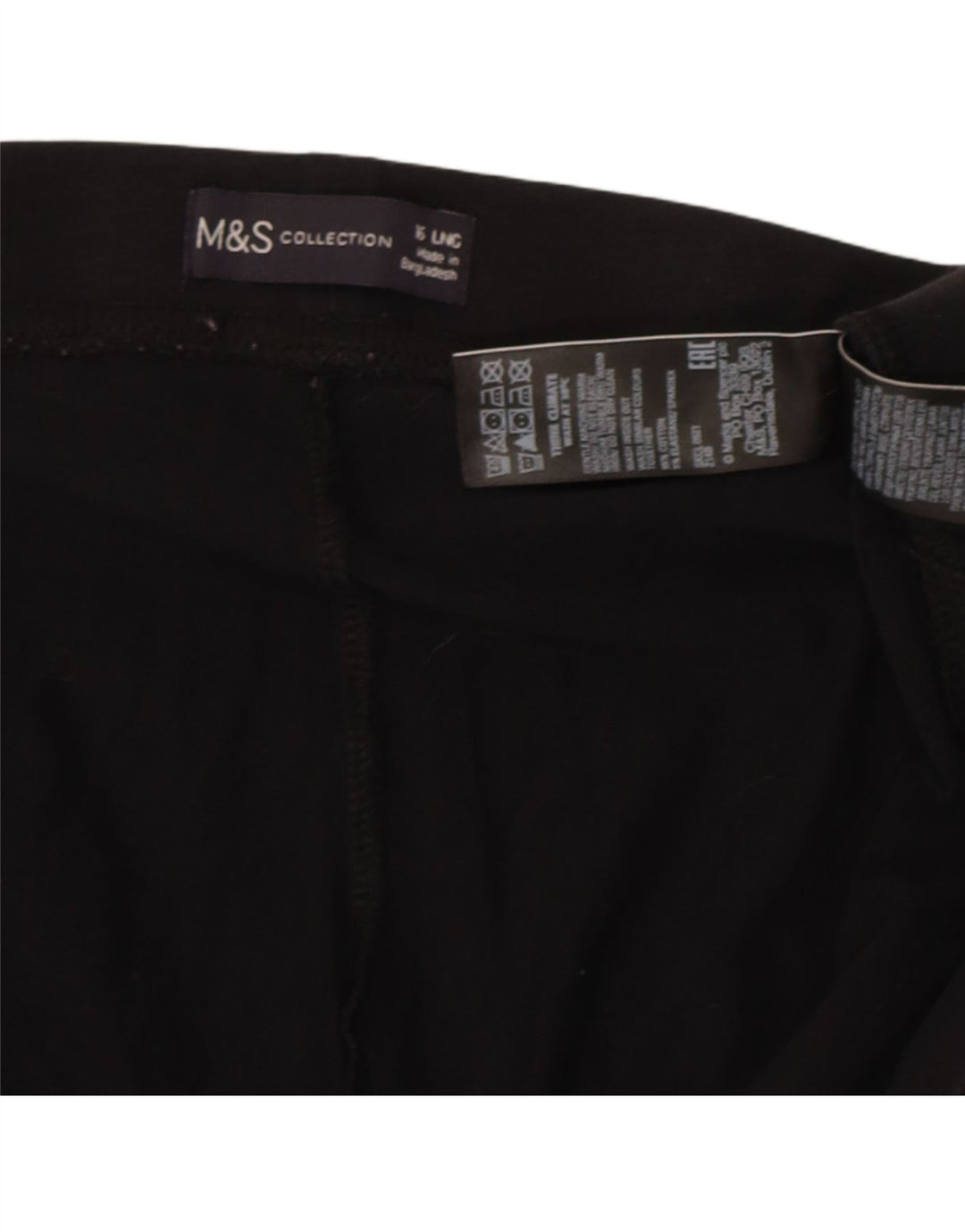 Marks & Spencer Womens Leggings UK 16 Large Black Bomuld