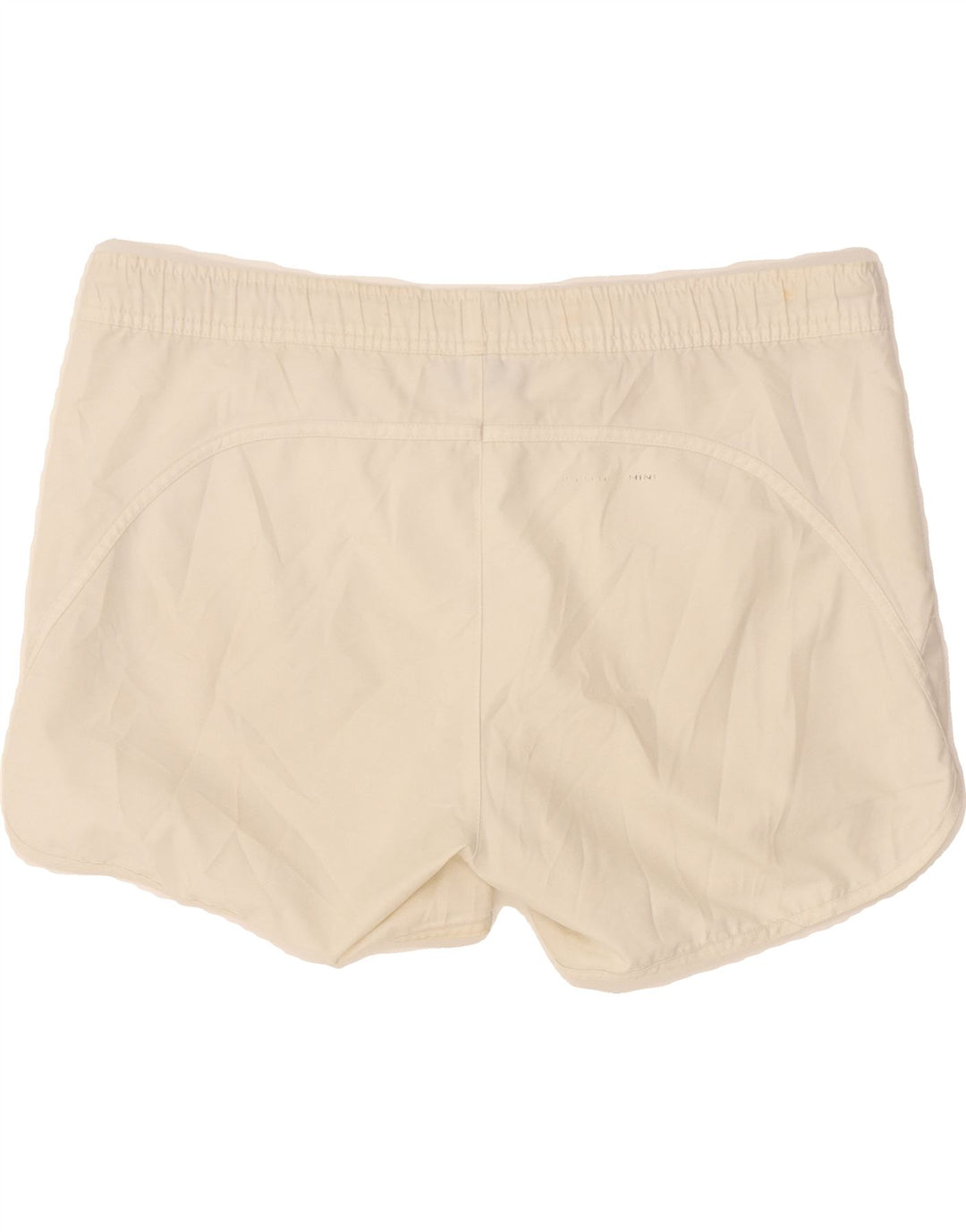 SERGIO TACCHINI Womens Sport Shorts IT 46 Large  Off White Polyester Vintage Sergio Tacchini and Second-Hand Sergio Tacchini from Messina Hembry 