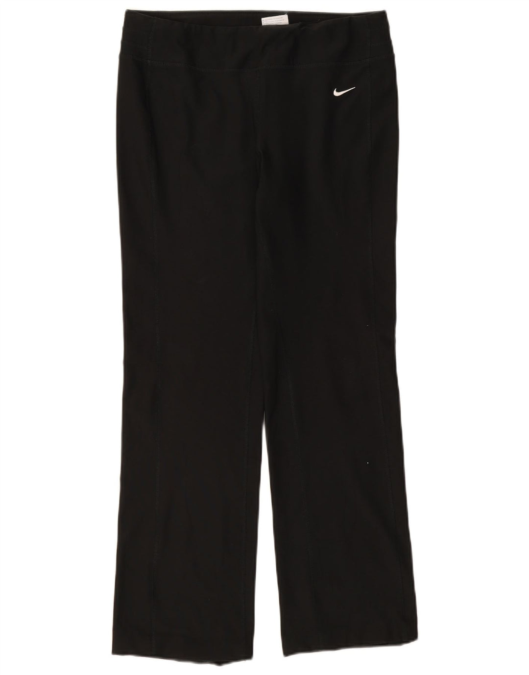 NIKE Womens Tracksuit Trousers UK 12/14 Medium  Black Polyester