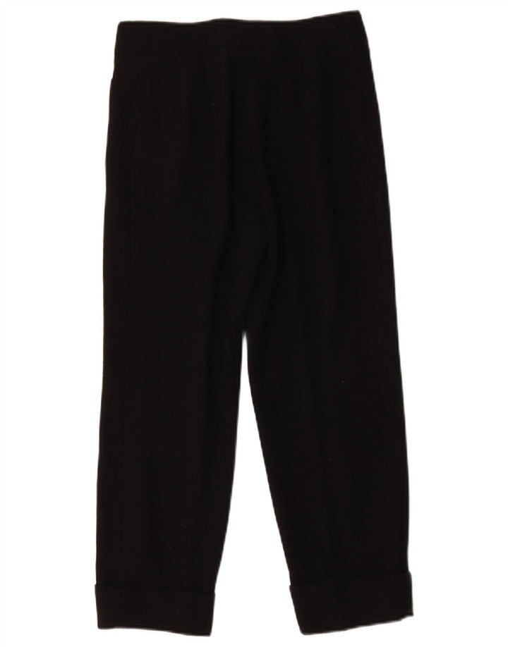 Vintage Dame Cropped Trousers W26 L23 Sort Uld