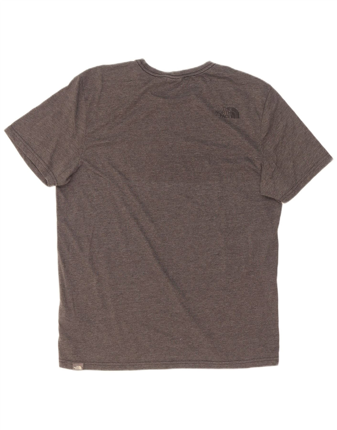 The North Face Herre Grafisk T-Shirt Top Stor Grå Flecked Polyester