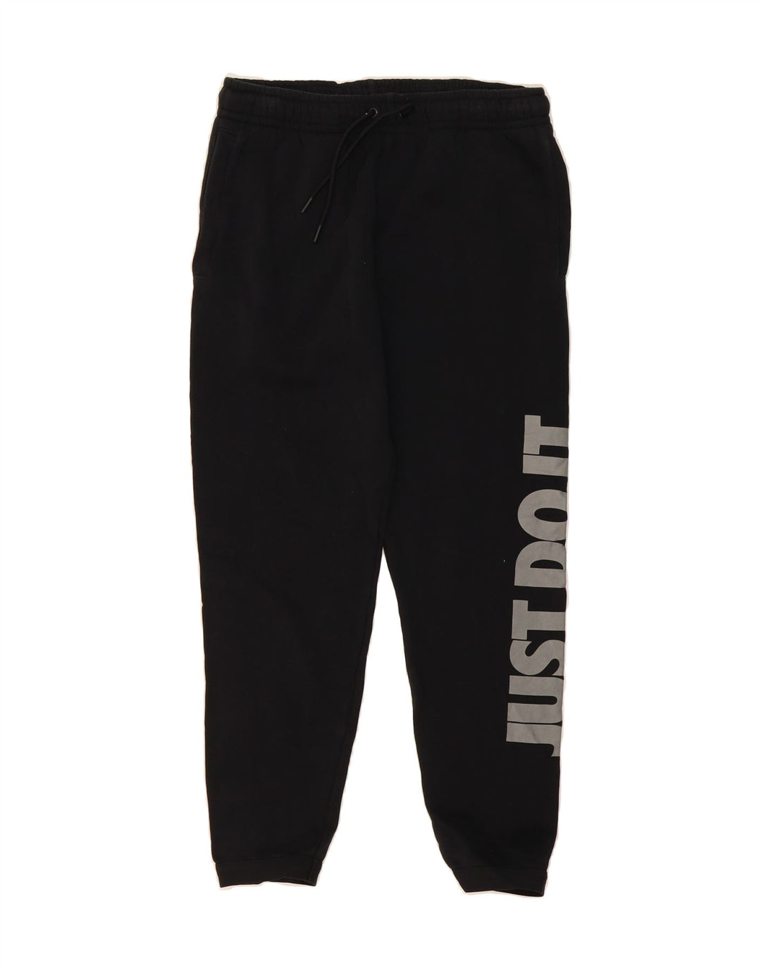 NIKE Mens Graphic Tracksuit Trousers Joggers Small  Black Cotton Vintage Nike and Second-Hand Nike from Messina Hembry 