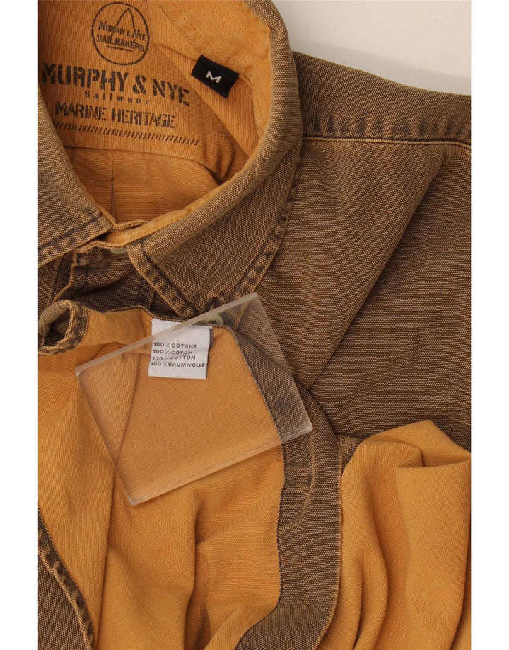 Murphy & Nye Herre Sailmakers Shirt Medium Brun Bomuld