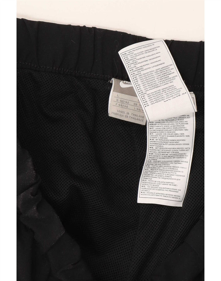 Nike træningsdragtsbukser til kvinder UK 14/16 Large W34 L30 sort polyester