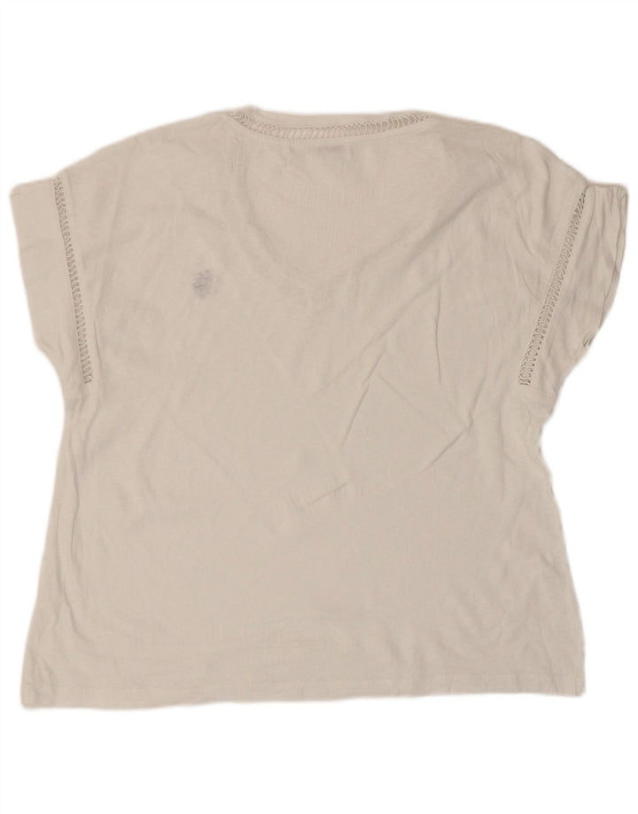 U.S. Polo Assn. Dame T-Shirt Top UK 14 Medium White