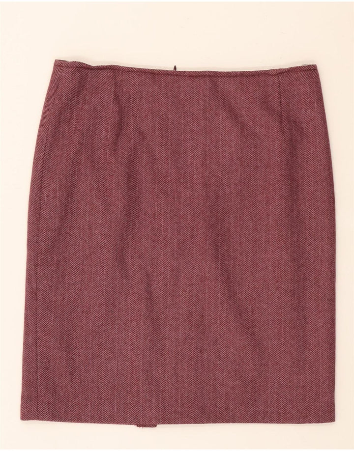 Luisa Spagnoli Dame 2-delt nederdelsæt IT 42 Medium W32 Burgundy