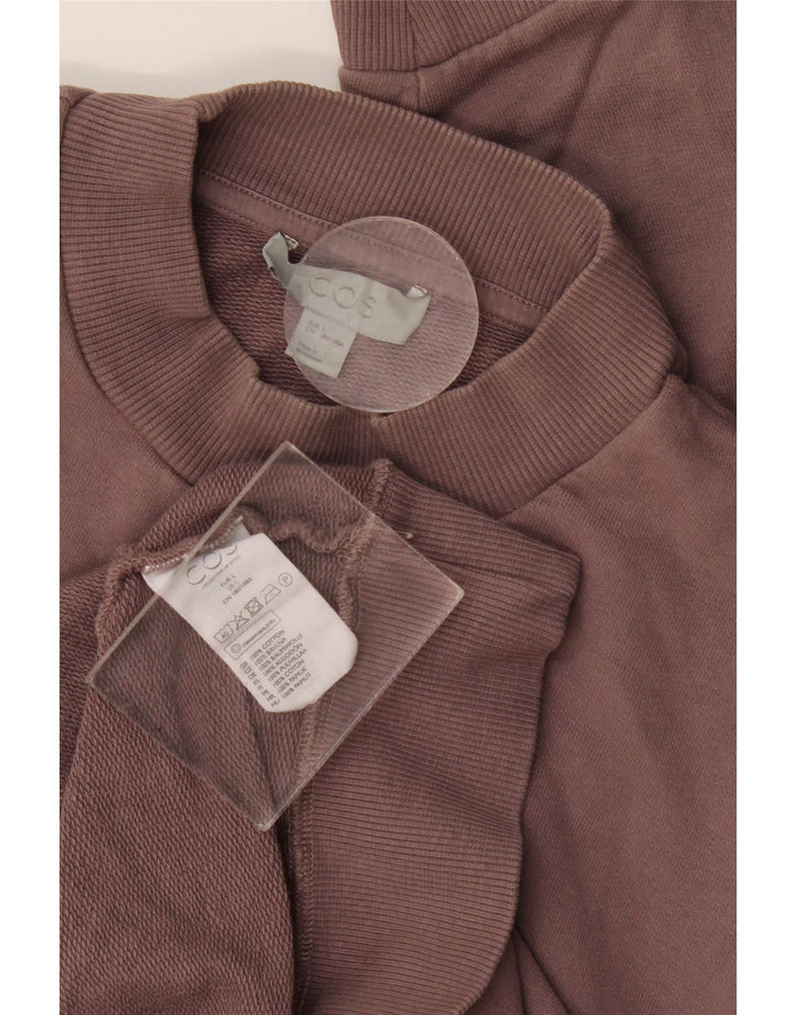 Cos Herre Sweatshirt Jumper Stor Brun Bomuld