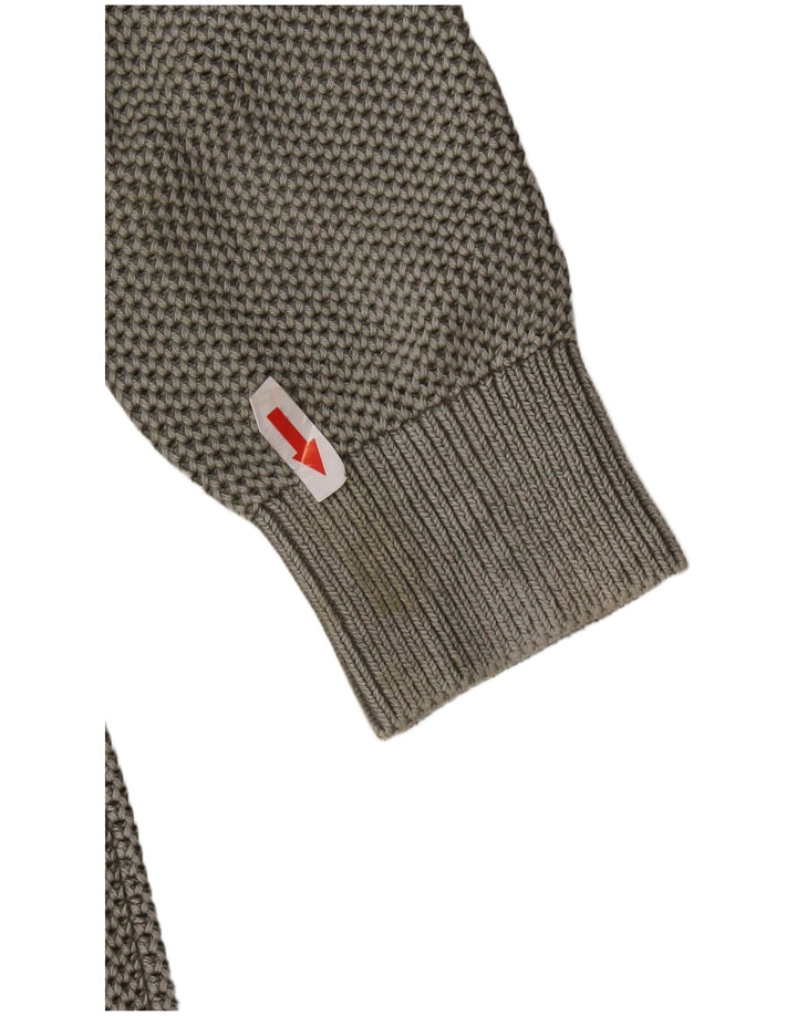 Superdry Herre sweater med rund hals, lille grøn bomuld
