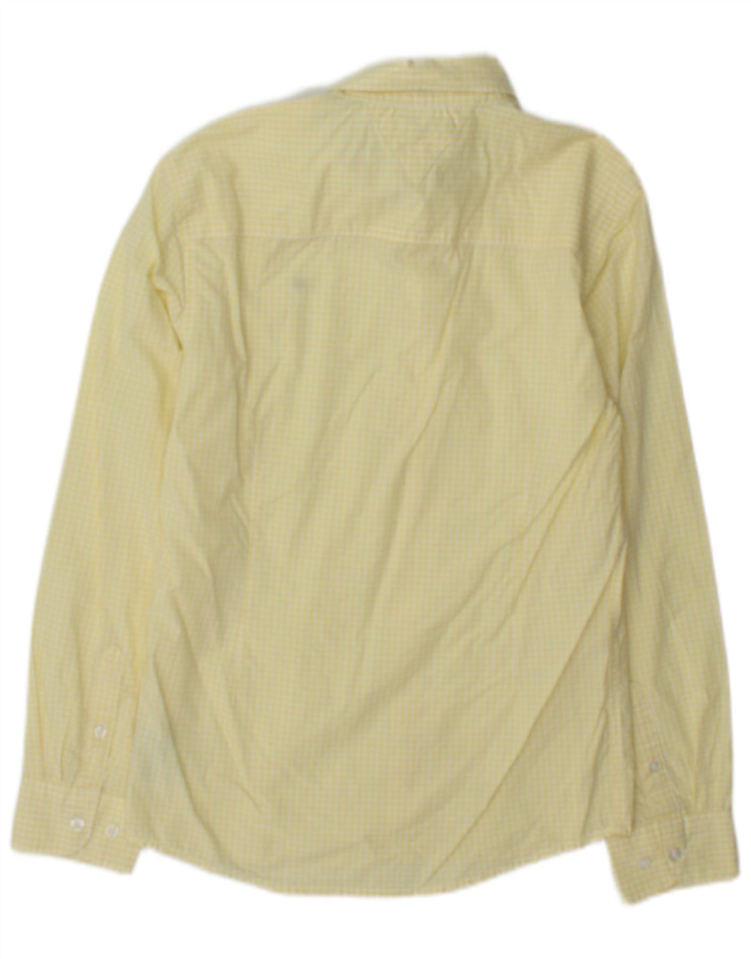 Tommy Hilfiger drengeskjorte 14-15 år gul Gingham bomuld