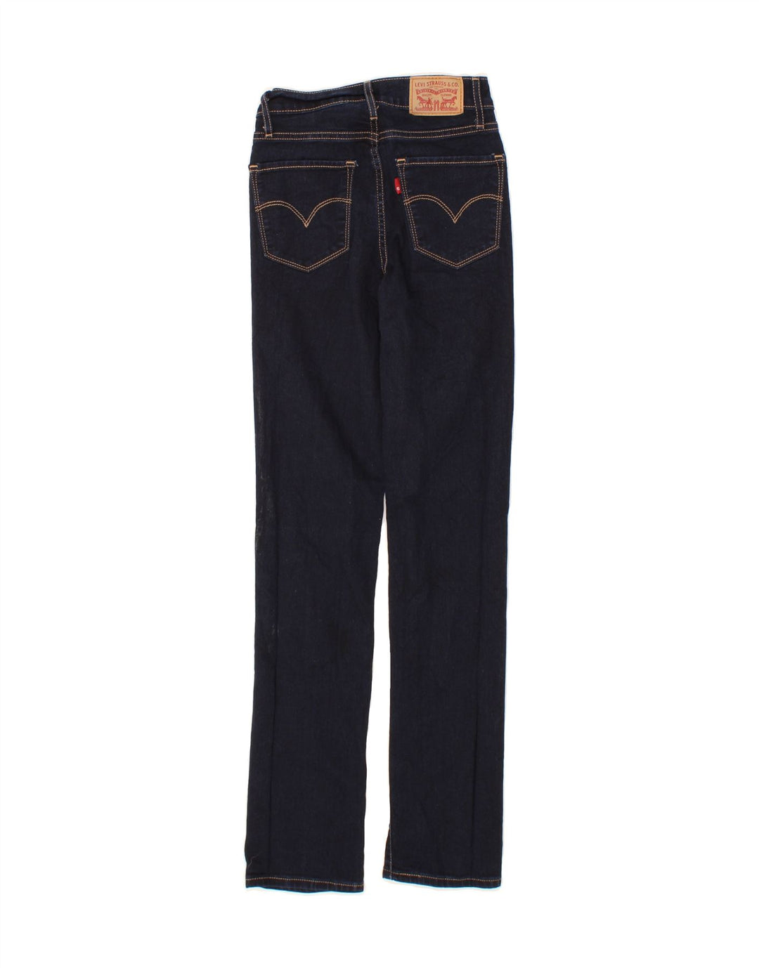 LEVI'S Womens Skinny Jeans W23 L30 Navy Blue Cotton Vintage Levi's and Second-Hand Levi's from Messina Hembry 