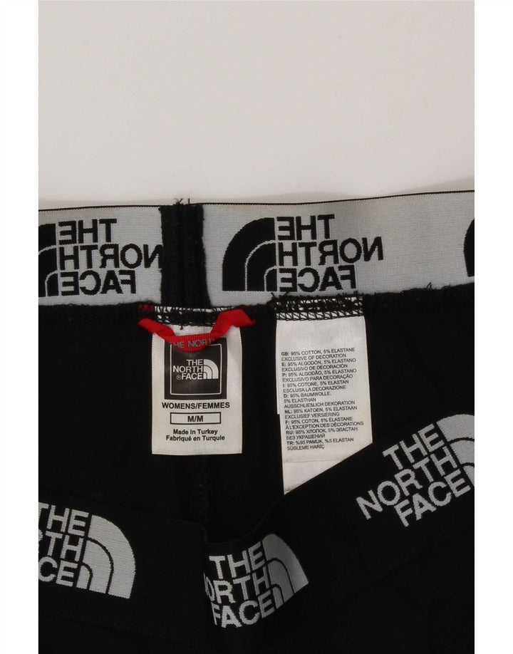 The North Face Kvinders Grafiske Leggings UK 14 Medium Sort Bomuld