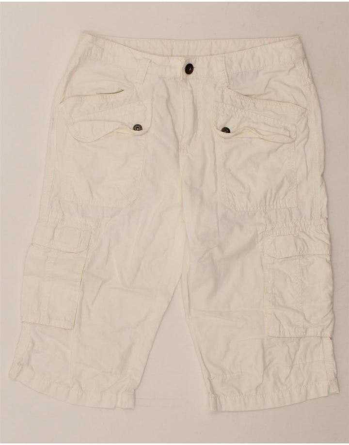 CLOCK HOUSE Mens Cargo Shorts W30 Medium White Vintage CLOCK HOUSE and Second-Hand CLOCK HOUSE from Messina Hembry 