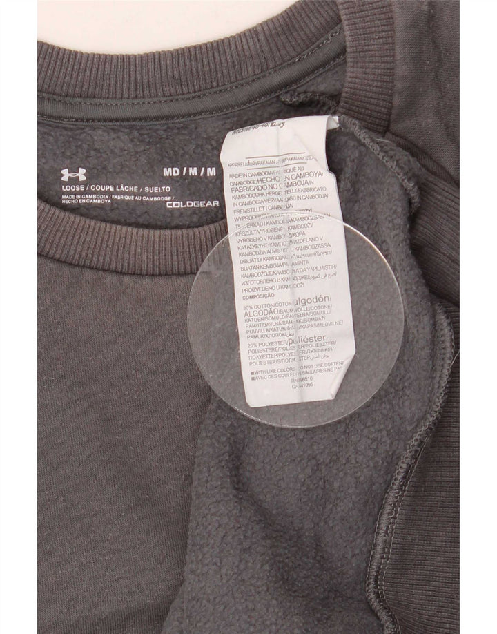Under Armour Herre Sweatshirt Jumper Medium Grå Bomuld
