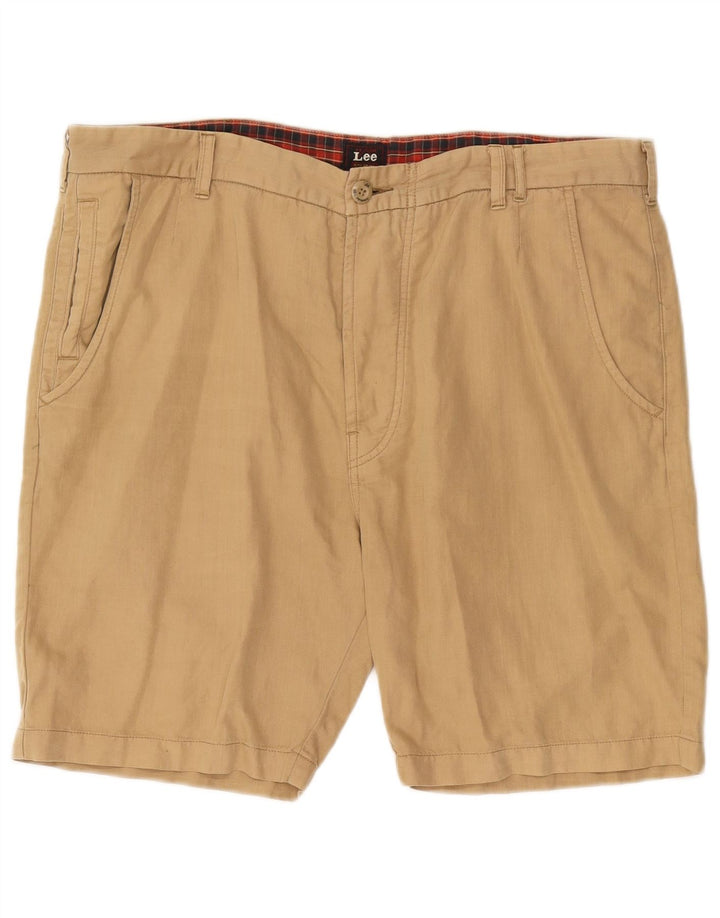 Lee Chino Shorts til mænd W38 XL Beige Bomuld