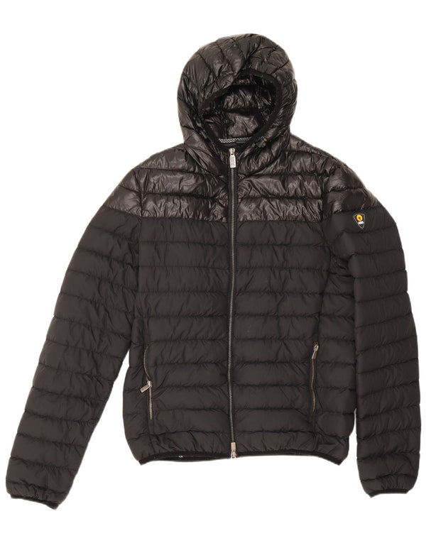 Ciesse Piumini Herre hættepolstret jakke UK 40 Medium Sort