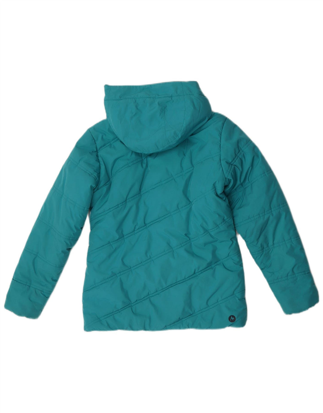 Marmot piger hættepolstret jakke 11-12 år Stor grøn polyester