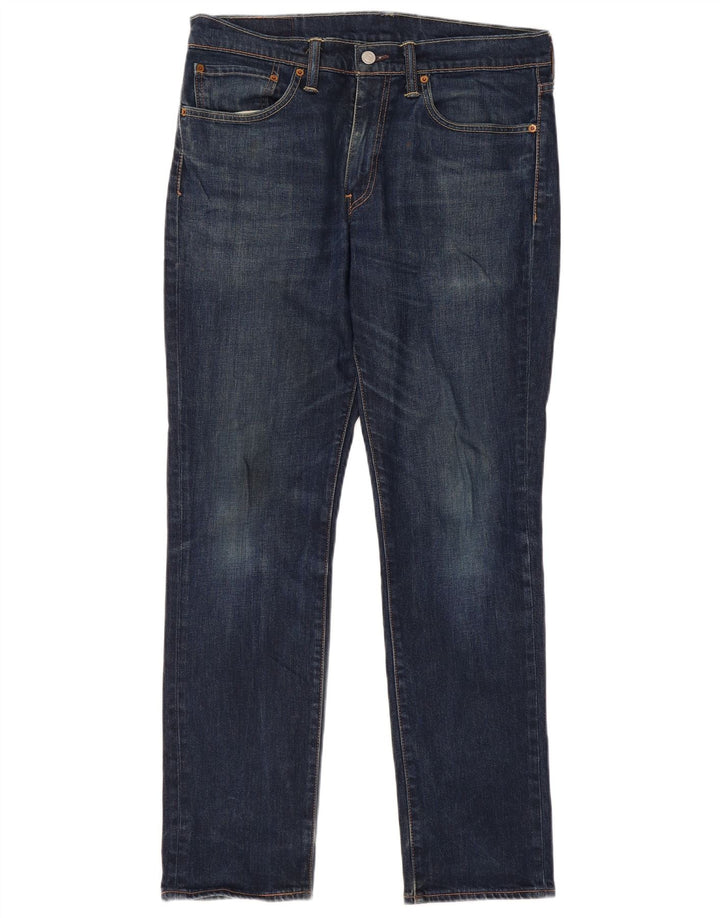 Levi's Herre 511 Slim Jeans W34 L32 Marineblå Bomuld