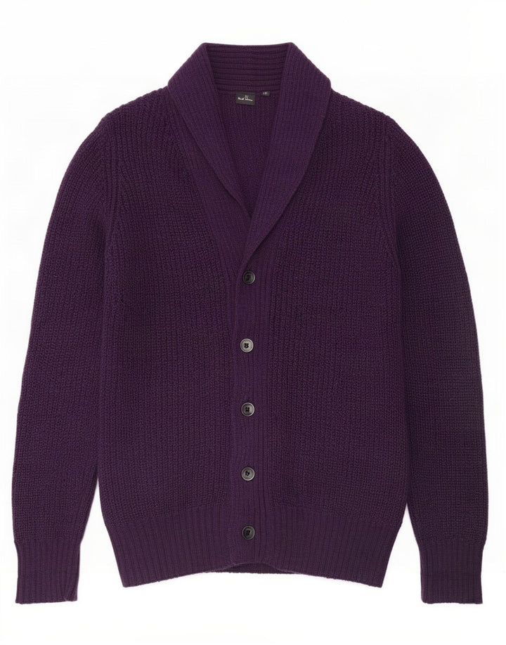 Paul Smith Herre cardigan sweater Medium Lilla Uld