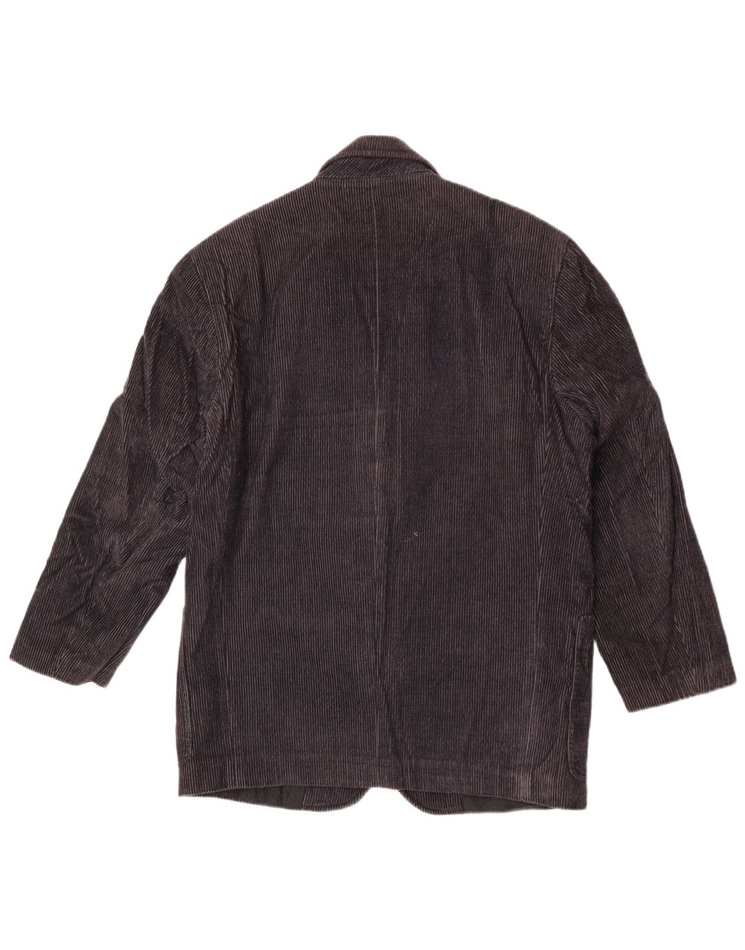 Ferre Dame 2-knaps Corduroy Blazer Jacket IT 44 Medium Navyblå Bomuld