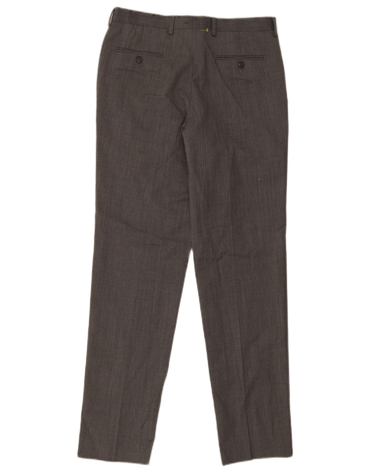 MICHAEL KORS Herre Slim Suit Bukser W30 L30 Grå Uld