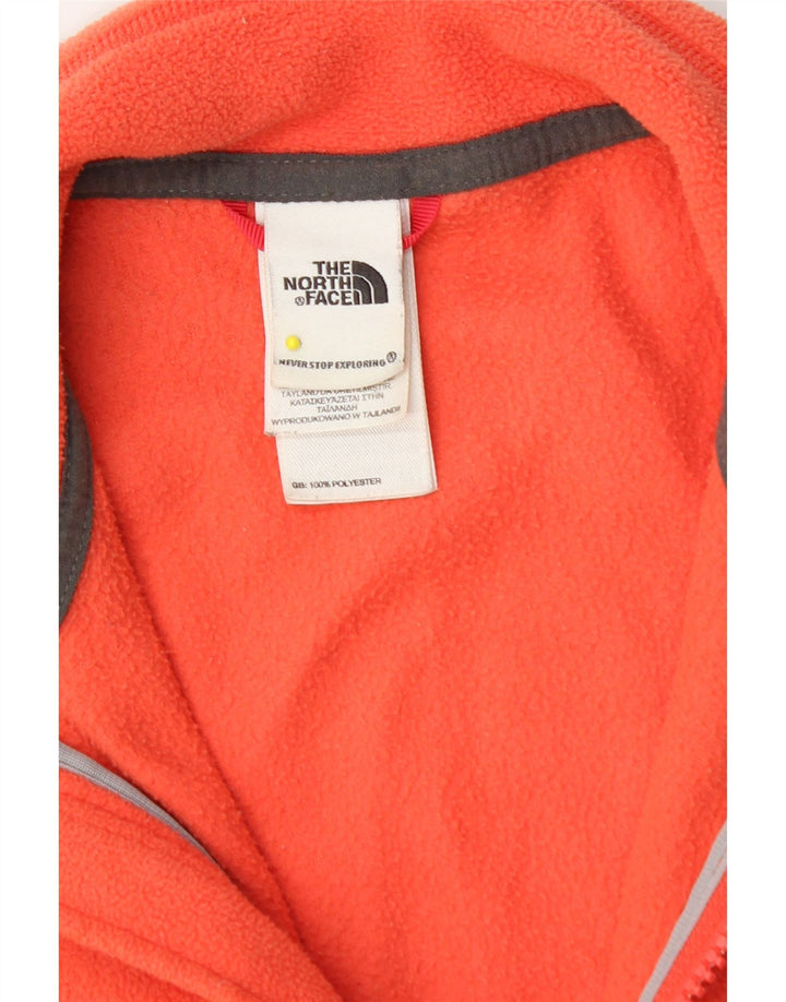 The North Face Dame Liner Fleece Jakke UK 10 Small Orange Polyester
