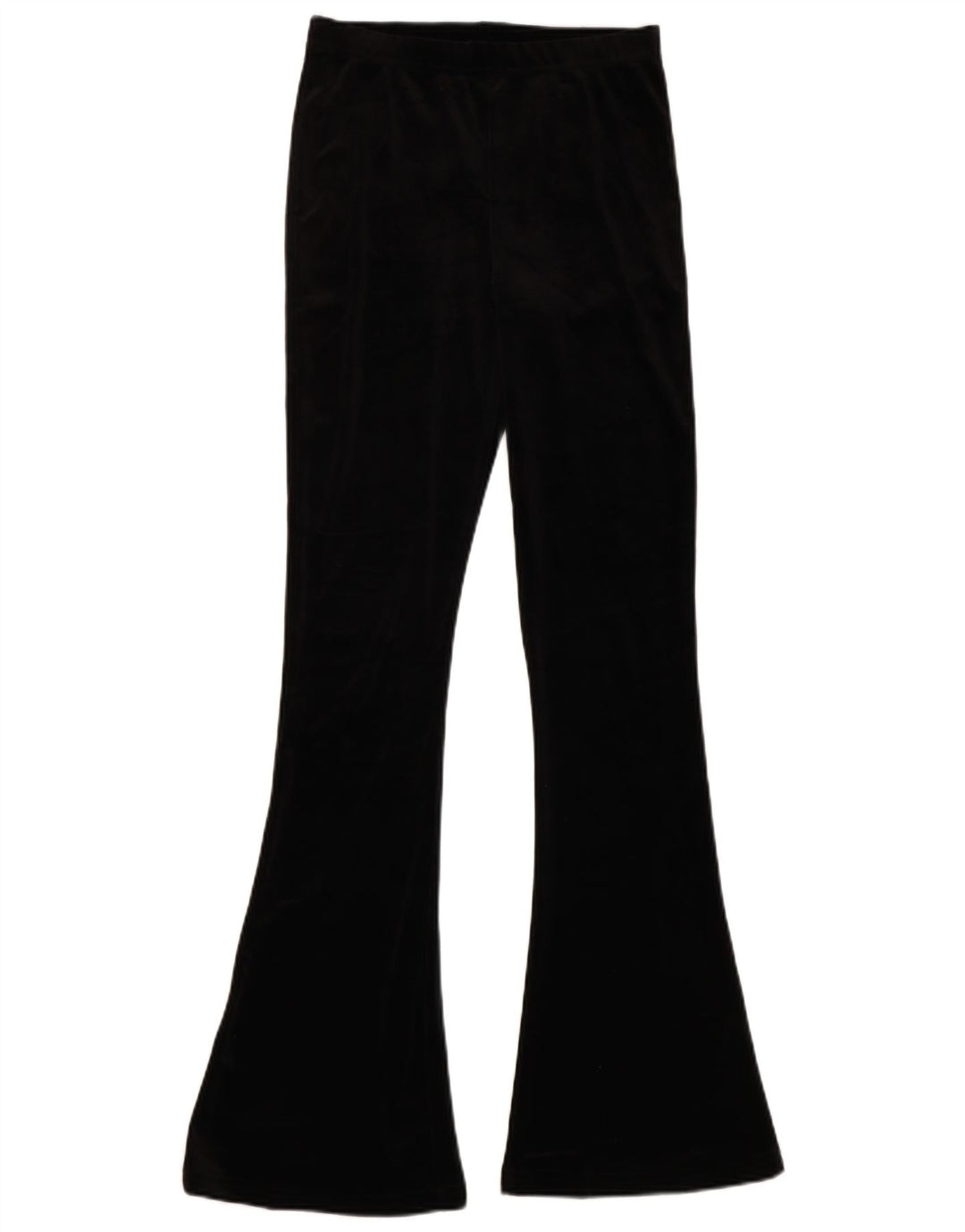 Topshop Dame Flare Bukser UK 8 Small W25 L31 Sort Polyester