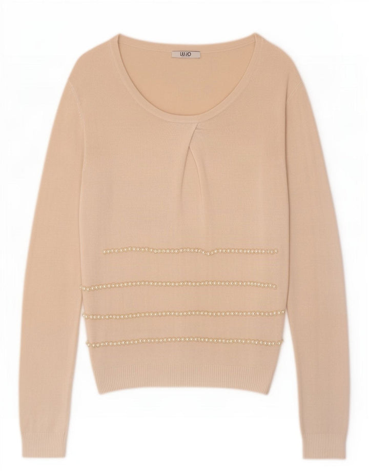 Liu Jo Dametop Langærmet UK 6 XS Beige
