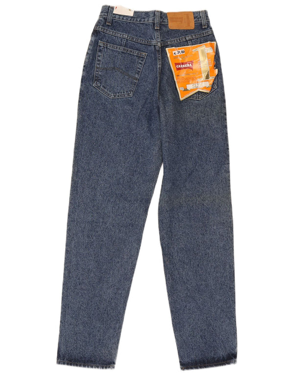Carrera Herre Højtaljede tilspidsede Jeans W28 L31 Blå Bomuld