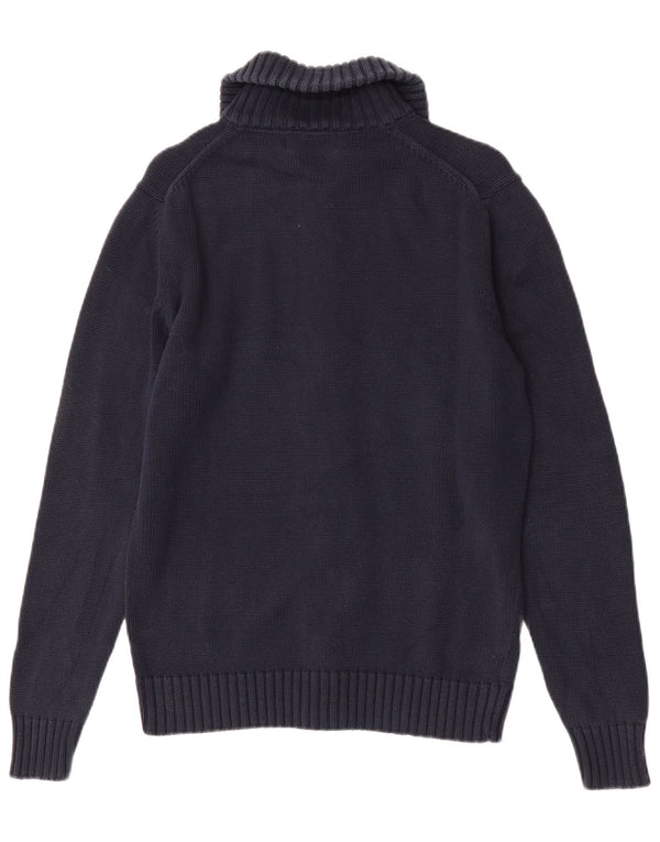 Zara Herre cardigan sweater Medium Marineblå