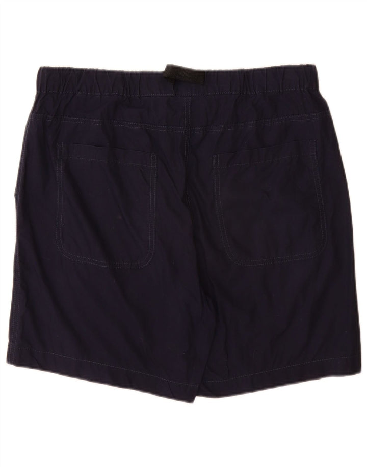 BENETTON Womens Chino Shorts Large W32 Navy Blue Cotton