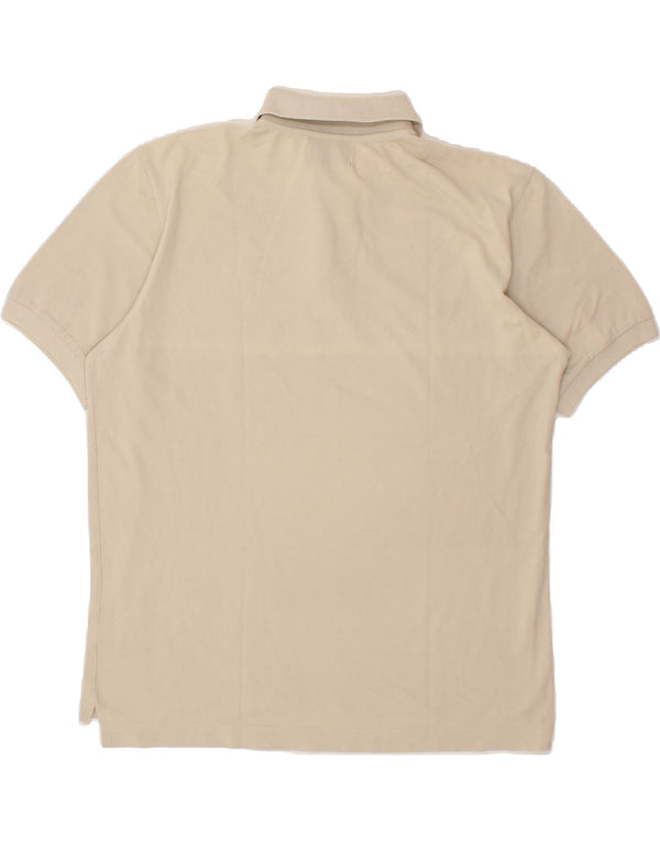 KAPPA Mens Polo Shirt Large Beige Cotton