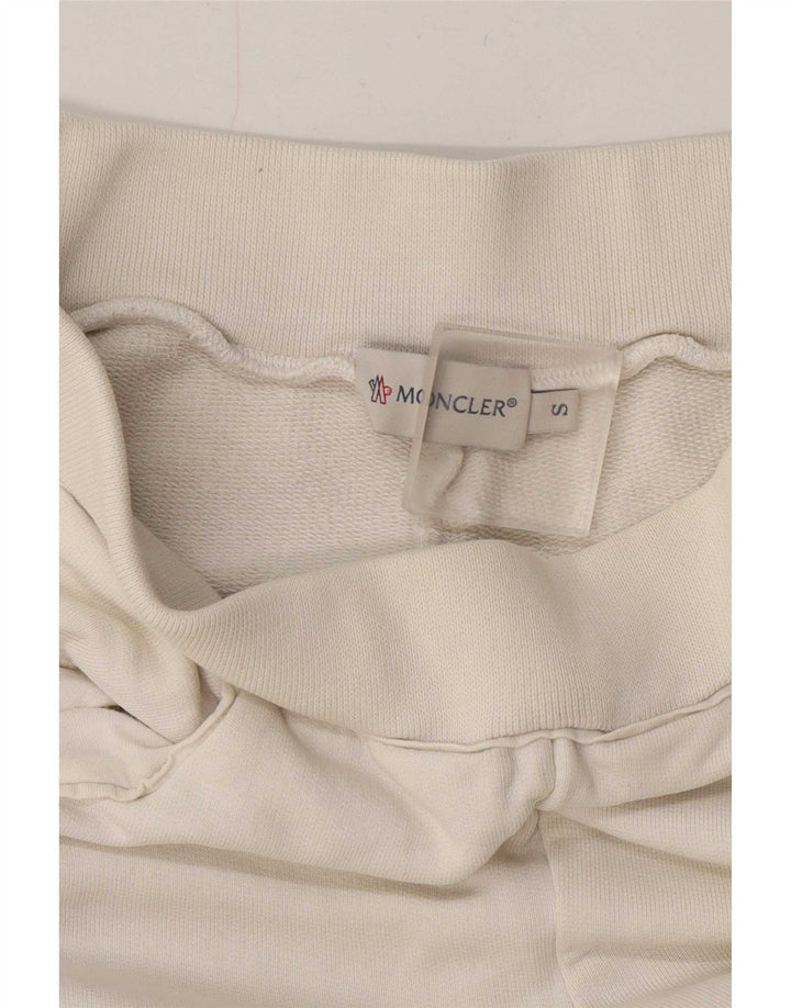 Moncler Dame træningsdragt Bukser Joggers UK 10 Small White