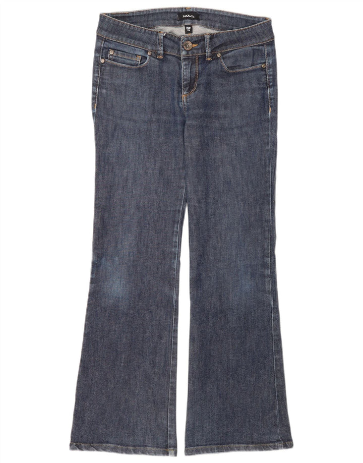 Max & Co. Dame Bootcut Jeans UK 8 Small W28 L29 Blue Cotton