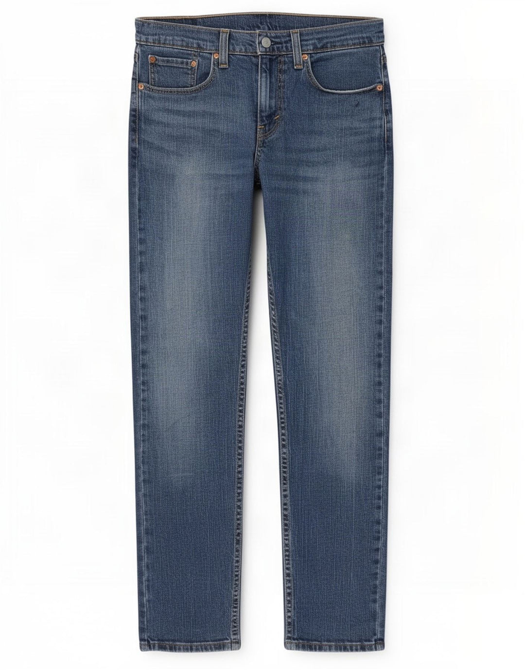Levi's Herre 502 tilspidsede jeans W31 L32 blå bomuld