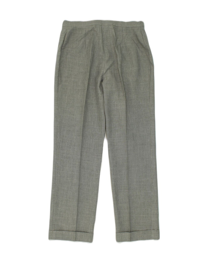 AVANT Womens Straight Casual Trousers IT 46 Large W30 L28 Grey Polyester | Vintage Avant | Thrift | Second-Hand Avant | Used Clothing | Messina Hembry 
