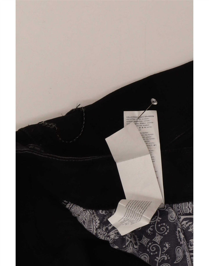 Desigual Dame Asymmetrisk Denim Nederdel EU 40 Medium W30 Grå Sildeben