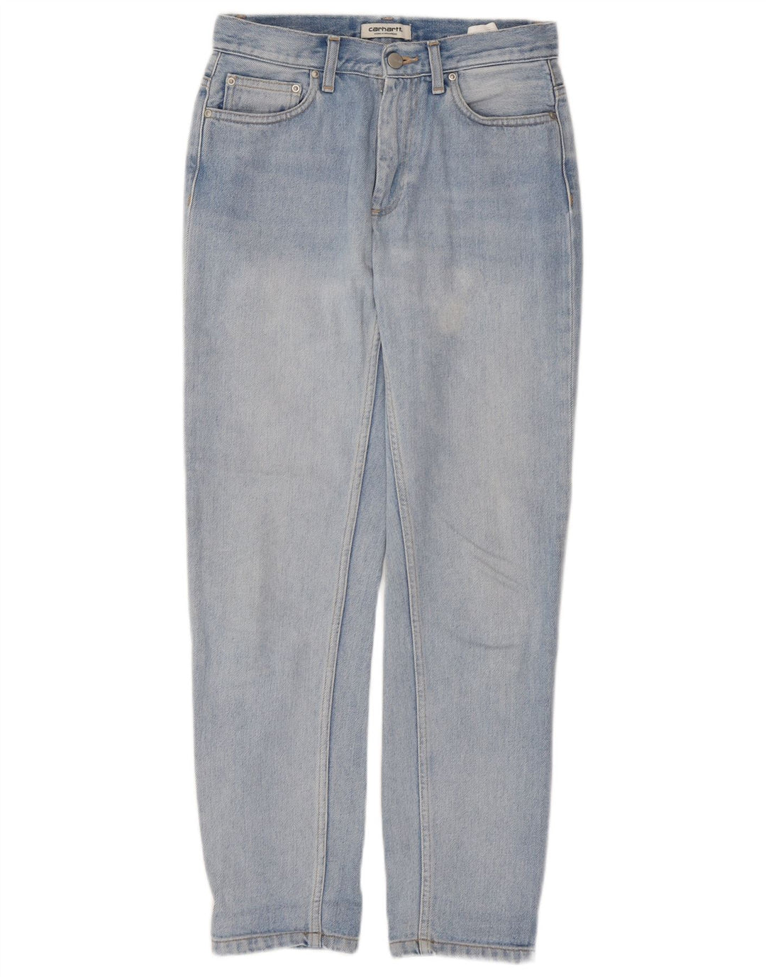 Carhartt lige jeans til kvinder W26 L28 blå bomuld