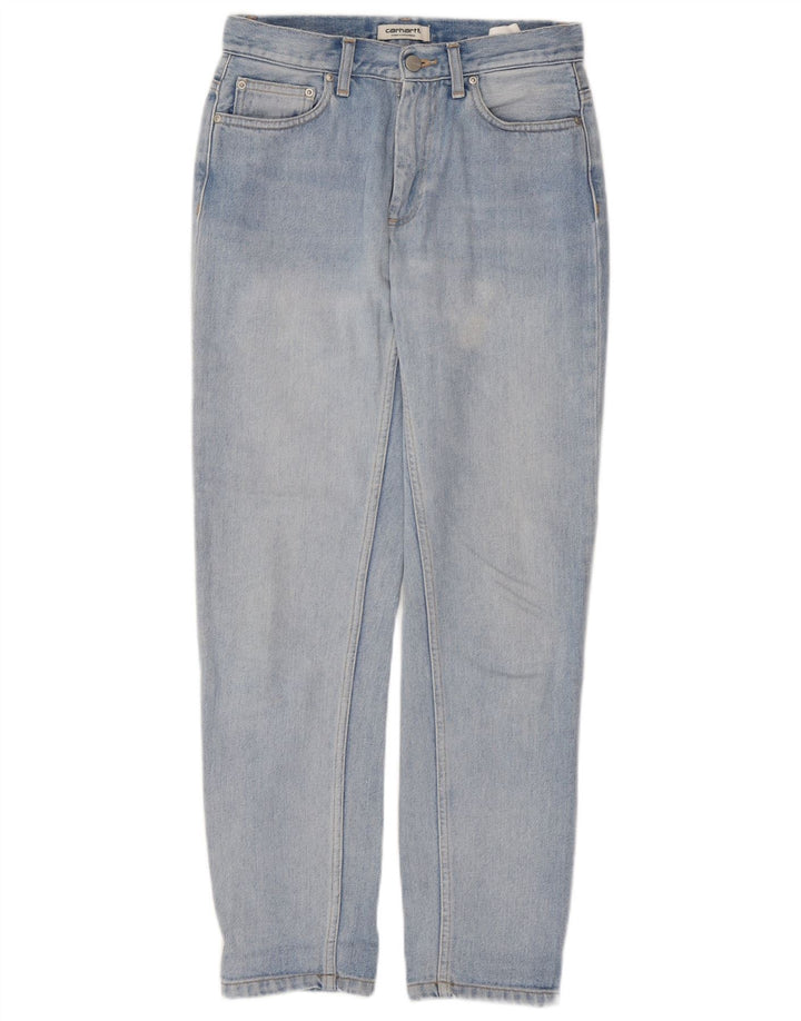 Carhartt lige jeans til kvinder W26 L28 blå bomuld