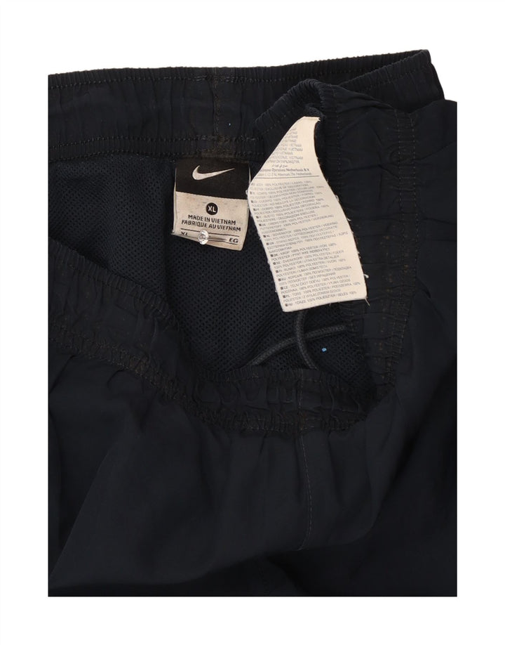 Nike grafiske svømmeshorts til mænd XL marineblå polyester