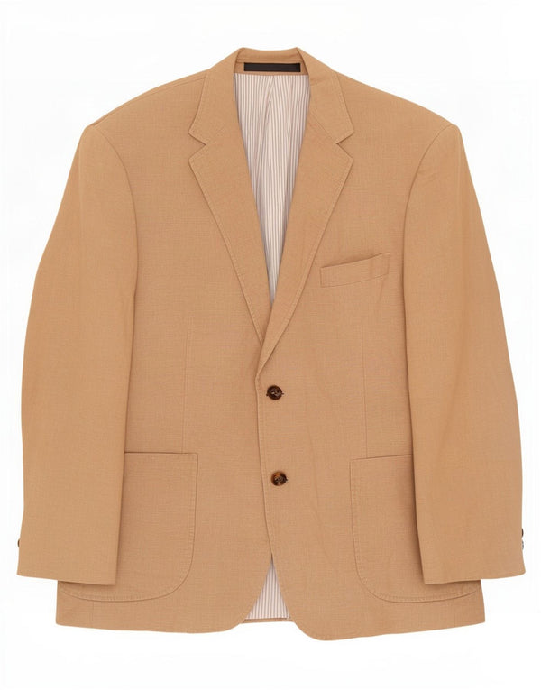 Marks & Spencer Herre 2-knaps blazerjakke UK 40 Medium Beige Linen