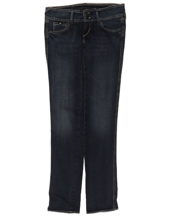 Gas Dame Slim Jeans W30 L34 Marineblå Bomuld