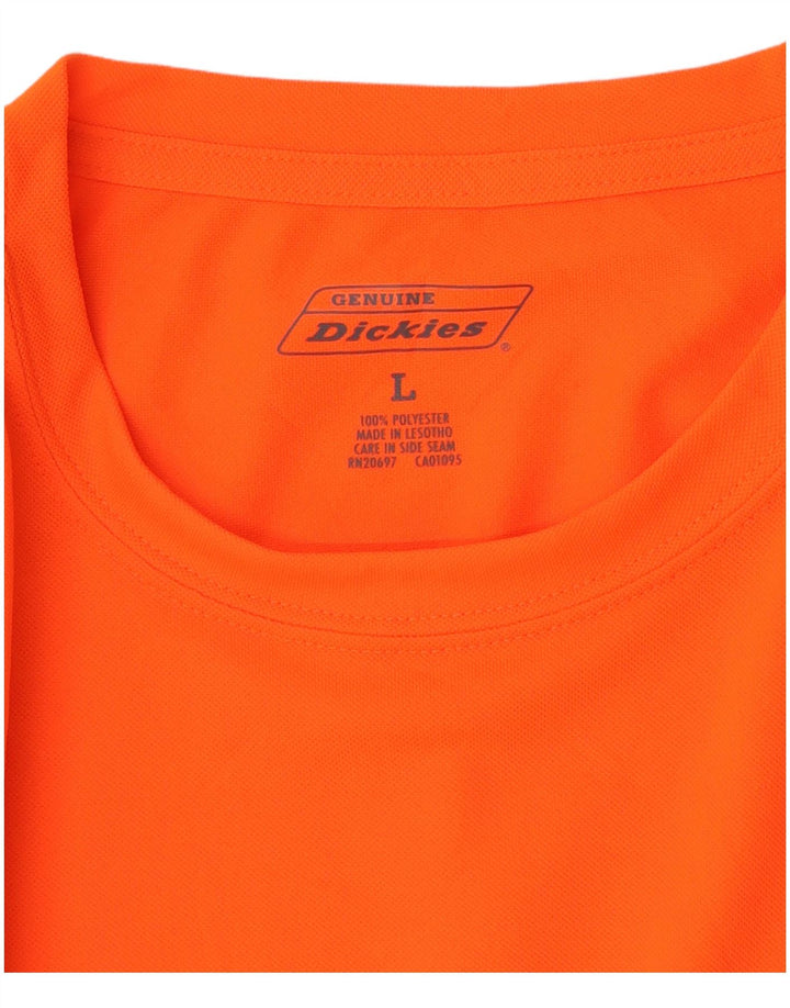 Dickies Herre Top Langærmet Stor Orange Polyester