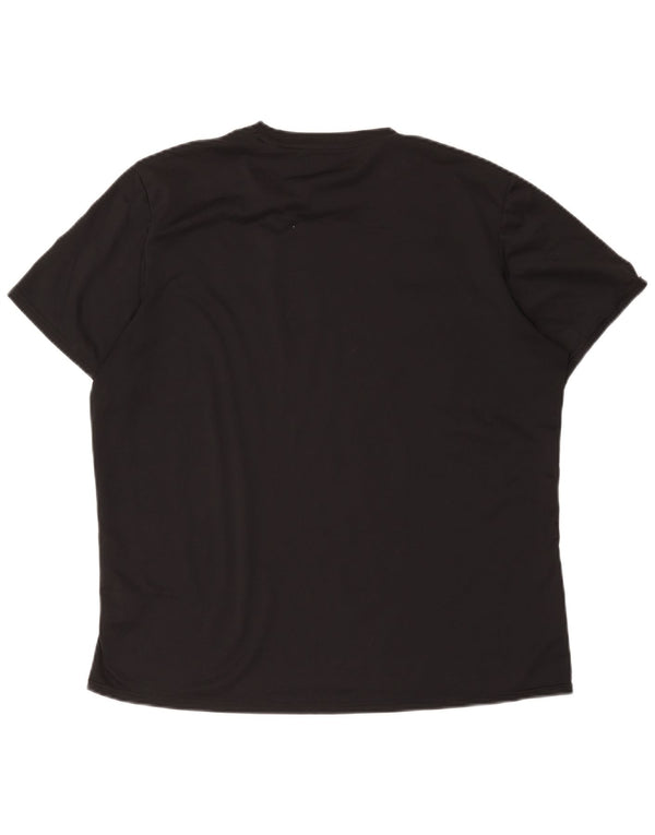 Adidas Herre Climacool T-Shirt Top XL Sort Polyester
