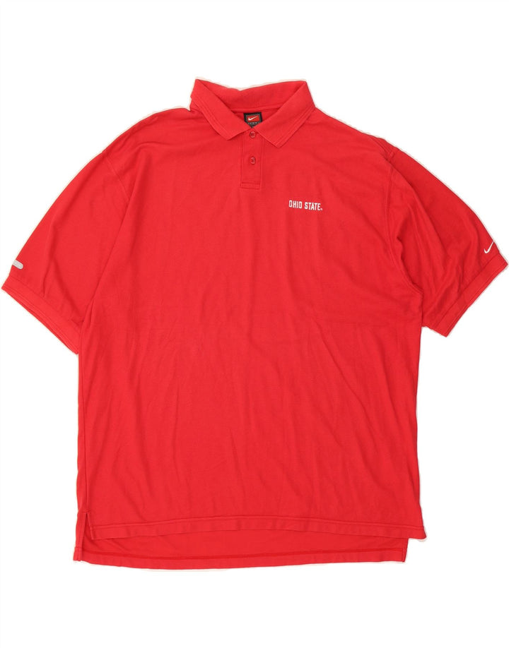 NIKE Mens Polo Shirt 2XL Red Cotton Vintage Nike and Second-Hand Nike from Messina Hembry 