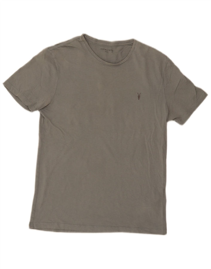 All Saints Herre T-Shirt Top Lille Grå Bomuld