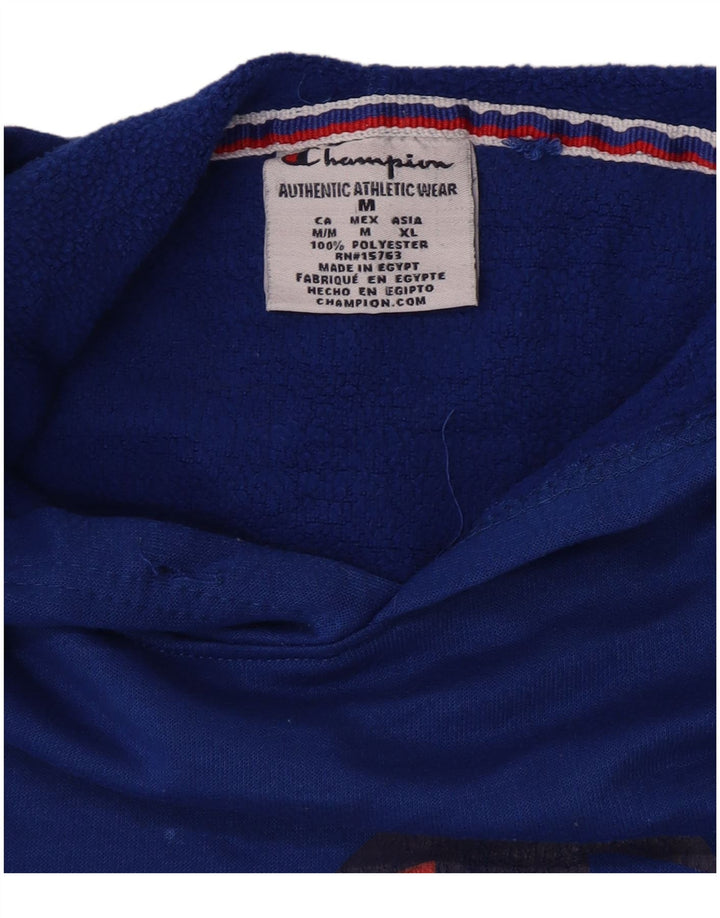Champion Herre grafisk hættetrøje Jumper Medium Blue Polyester