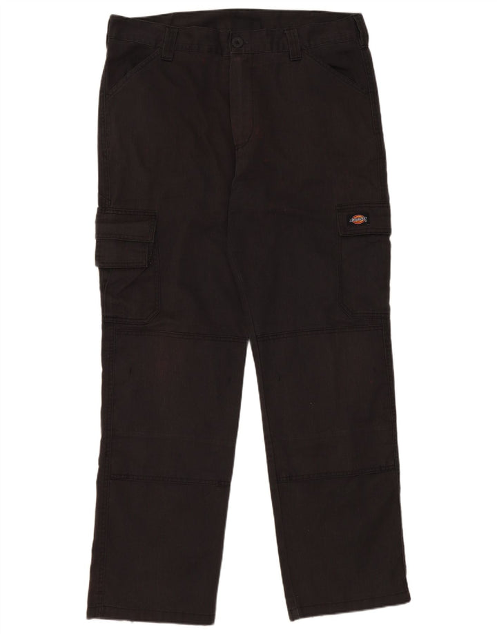 Dickies Straight Cargo bukser til mænd W36 L30 Sort polyester