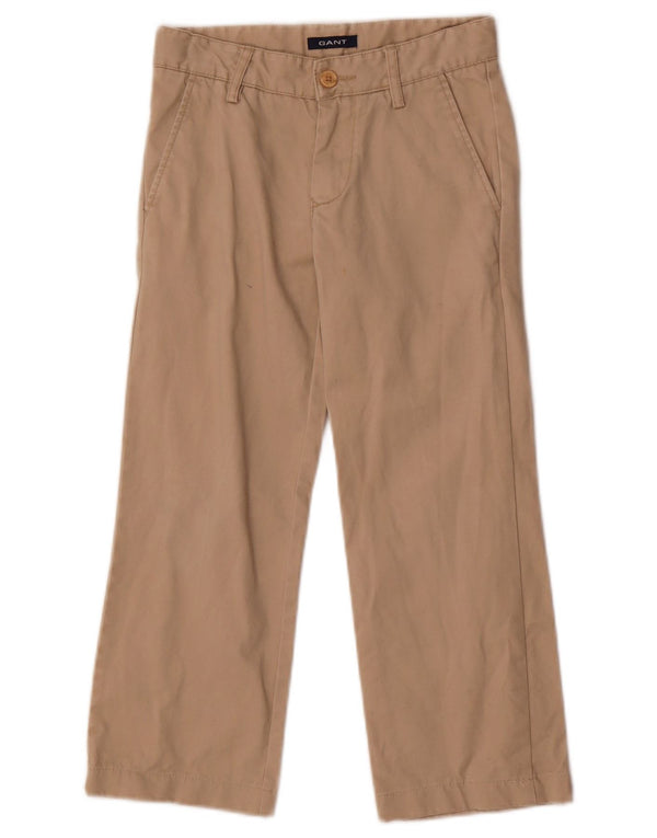 Gant Boys Loose Fit Chinobukser 7-8 år Medium W24 L20 Beige Bomuld